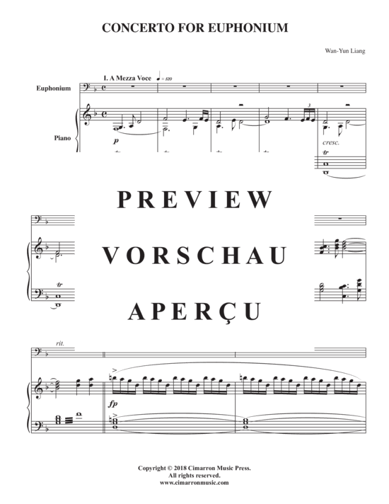Product gallery: Page 3 of 21 Concerto for Euphonium , , (euphonium + piano)