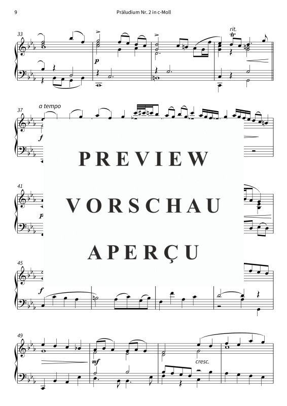 Produktgalerie: Seite 11 von 11 Vier Präludien, , Klavier Solo