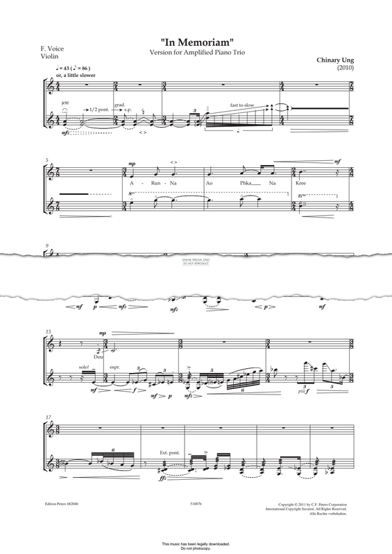 Produktgalerie: Seite 1 von 1 Spiral X "in memoriam", Chinary Ung, Klavier, Violine, Violoncello