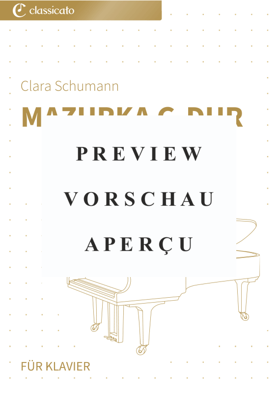 Product gallery: Page 2 of 7 Mazurka G-Dur - aus Soirées musicales op. 6 Nr. 5, , Solo Piano