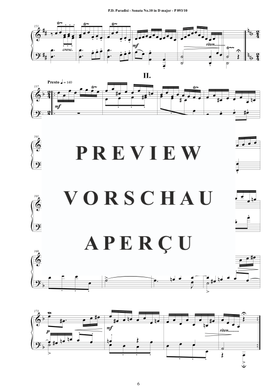 Produktgalerie: Seite 7 von 9 Sonate Nr. 10 in D-Dur, , Klavier Solo