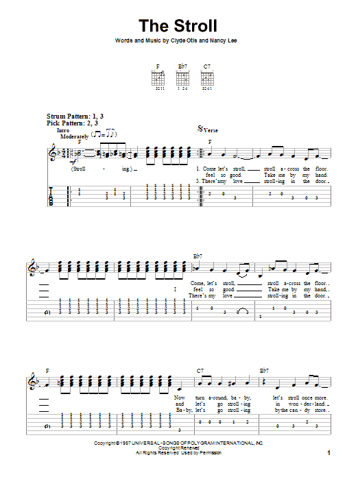 Produktgalerie: Seite 1 von 1 The Stroll, The Diamonds, Gitarre