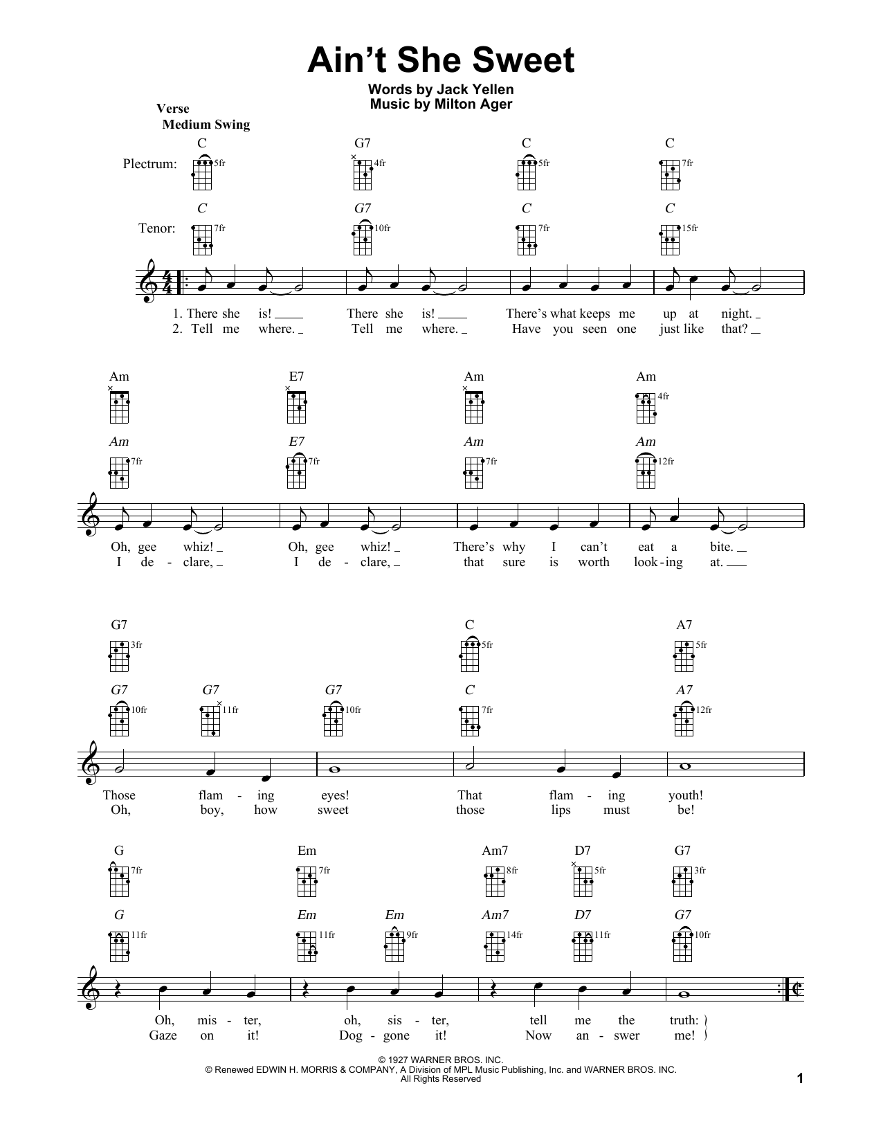 Produktgalerie: Seite 1 von 1 Ain't She Sweet, The Beatles, Banjo