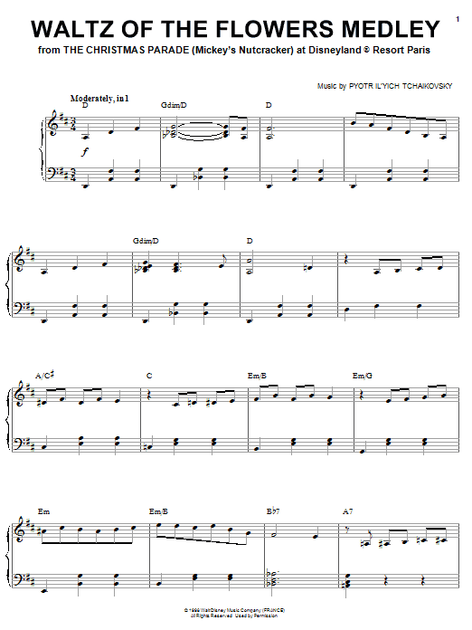 Product gallery: Page 1 of 1 Waltz Of The Flowers Medley, Pyotr Il'yich Tchaikovsky