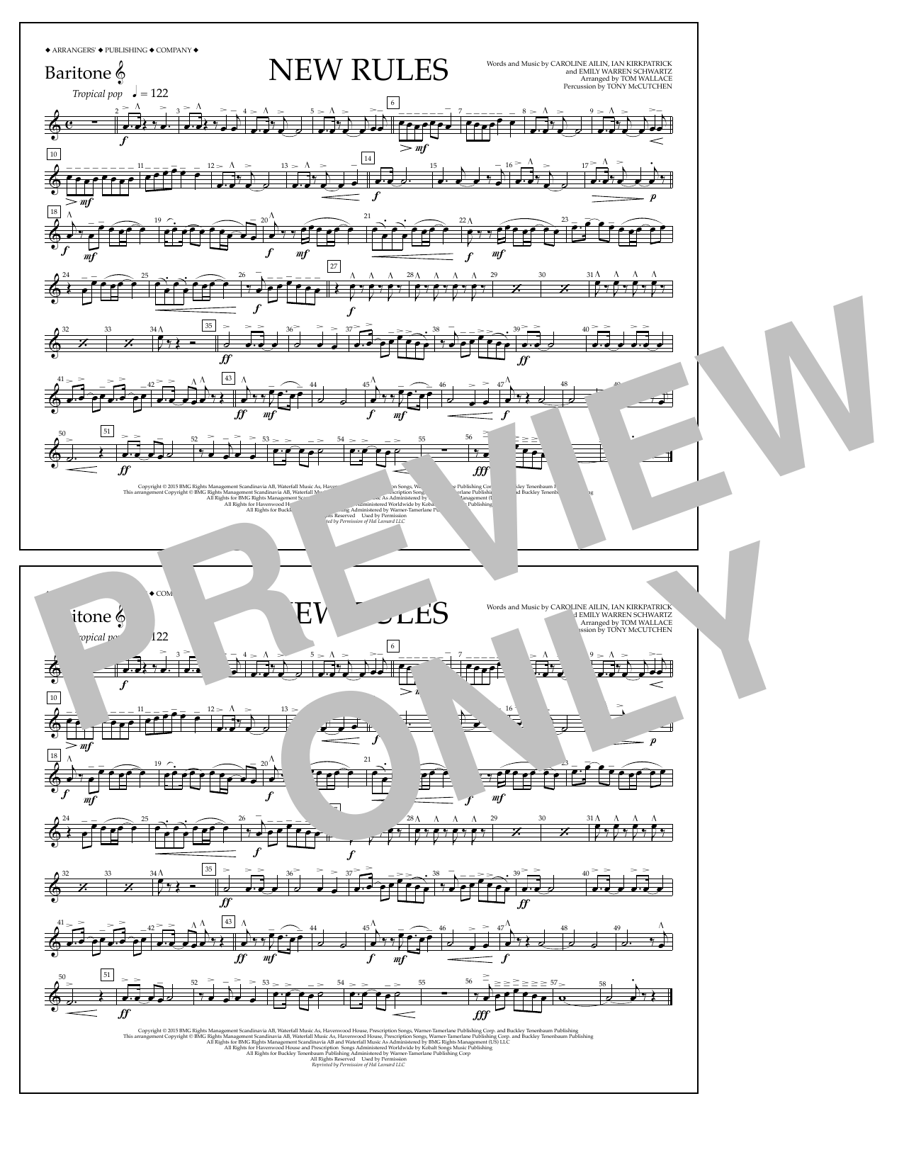 Product picture to: New Rules - Baritone T.C.
