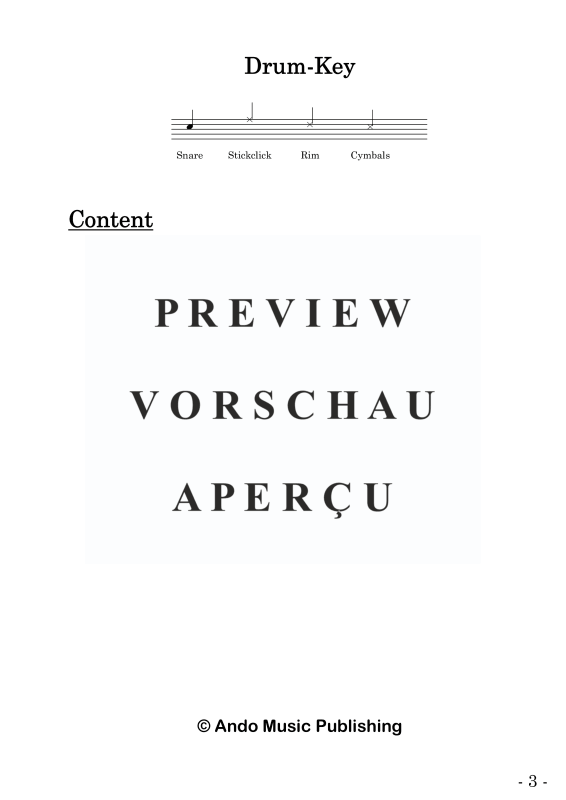 gallery: Solos for Marching Drums - Volume 2, , 40 Solo Pieces for Marching Drums: Snare Drum, Parade Drum, Bass Drum, Tom Toms and Cymbals