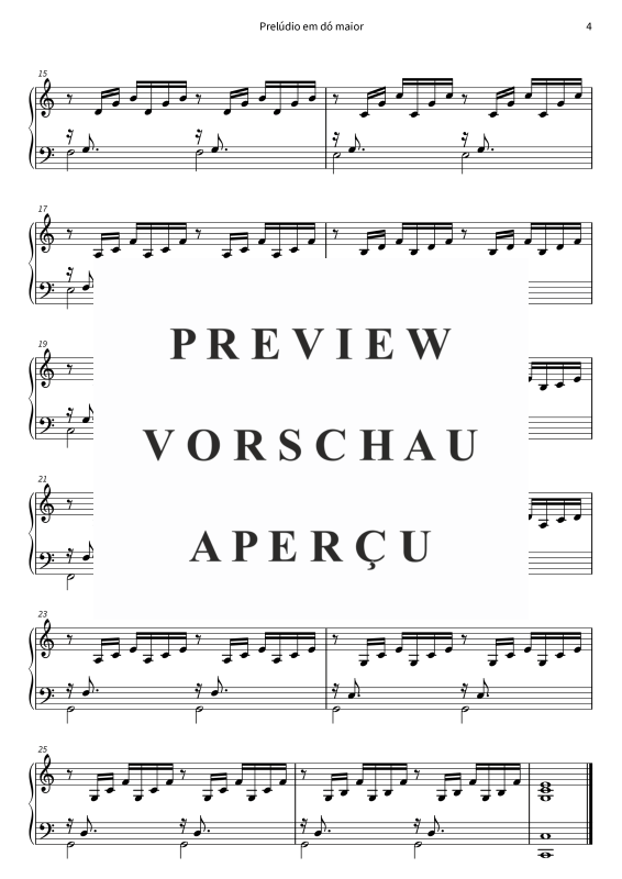 gallery: Prelúdio em dó maior - BWV 846a, , (Klavier Solo)