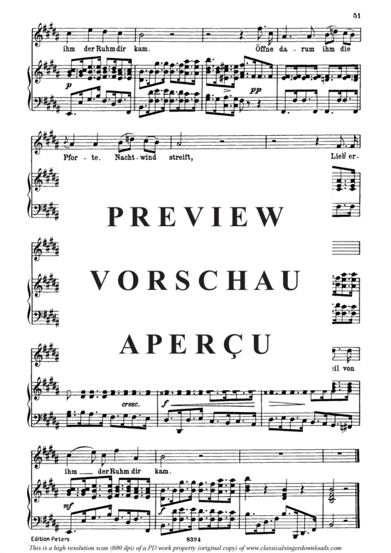 Product gallery: Page 8 of 8 Romanze des Richard Löwenherz D.856, , High Voice and Piano
