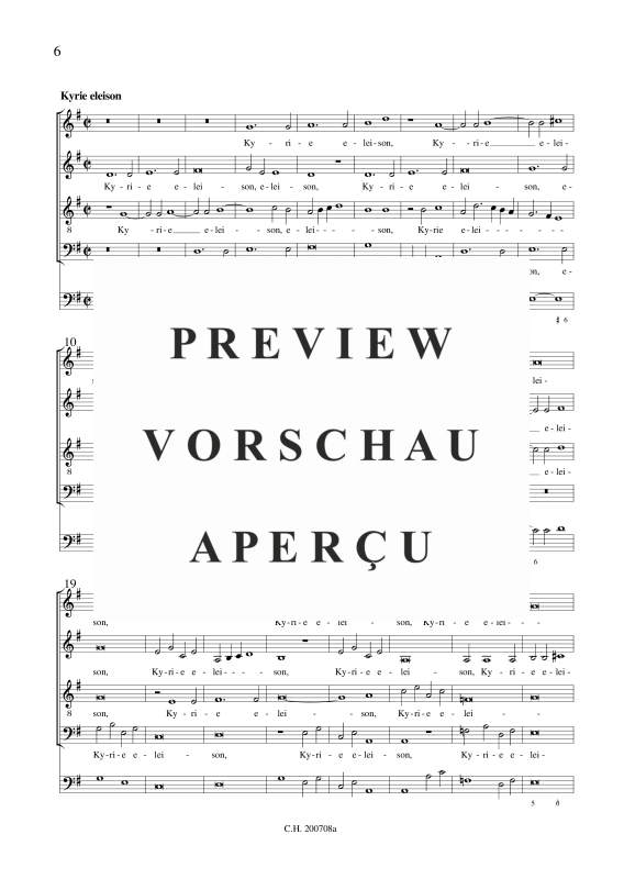 gallery: Missa á 4 alla brevis, , (Gemischter Chor + BC)