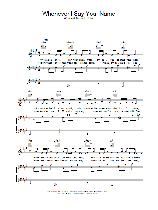 Produktbild zu: Whenever I Say Your Name