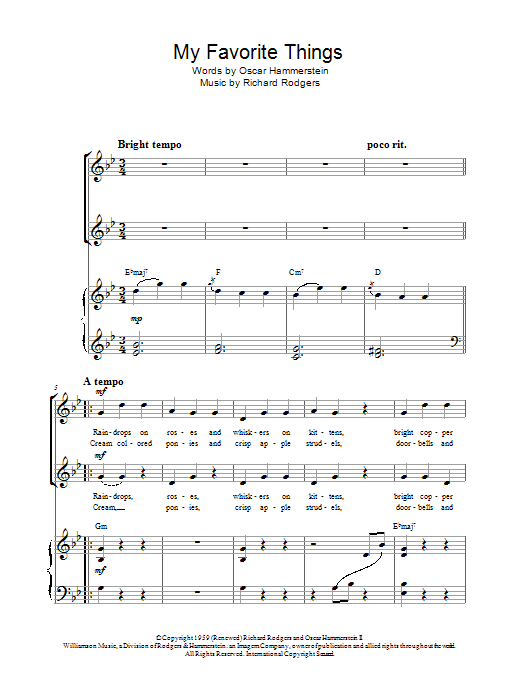Produktbild zu: My Favorite Things (from The Sound Of Music)