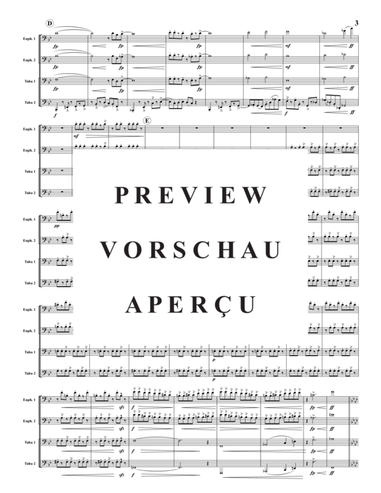 Product gallery: Page 4 of 21 Urban Suite 3 Sätze , , (Tuba Quartet: 2x Baritone, 2xTuba)