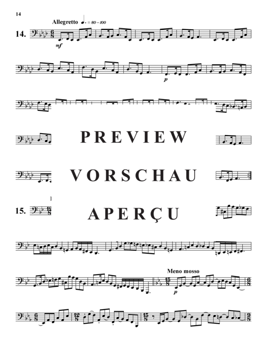 Product gallery: Page 15 of 21 Progressive Etüden Vol. 3 , , (Tuba)