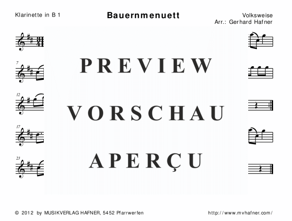 Product gallery: Page 6 of 11 Bauernmenuett, , (woodwind and brass)