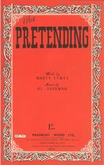 cover: Pretending, Al Sherman, Gesang, Gitarre, Klavier