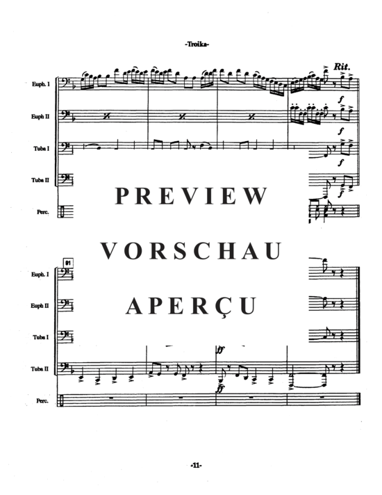 Product gallery: Page 15 of 21 Troika , , (Tuba Quartett EETT + opt. Percussion)