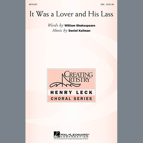 Product picture to: It Was A Lover And His Lass
