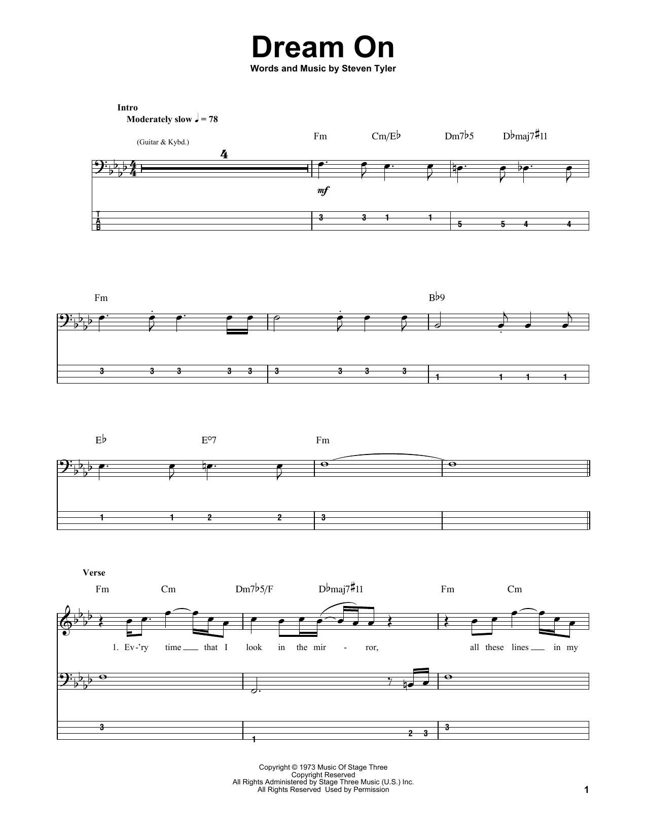 Produktgalerie: Seite 1 von 1 Dream On, Aerosmith