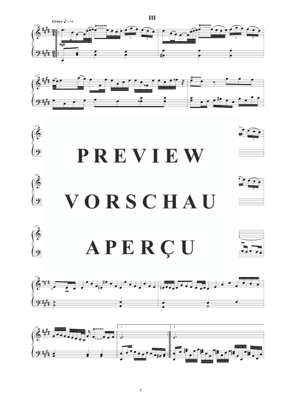 Produktgalerie: Seite 8 von 11 Cembalo Sonate Nr. 6 in E-Dur Op. 1, , Cembalo/Klavier Solo