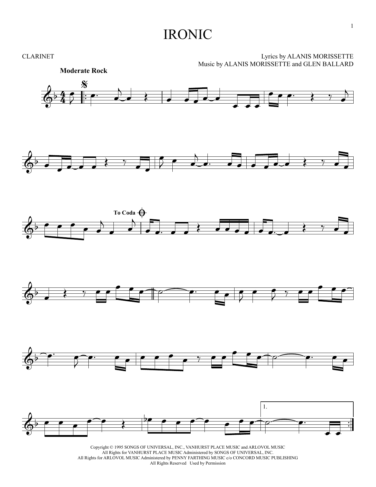 Product gallery: Page 1 of 1 Ironic, Alanis Morissette