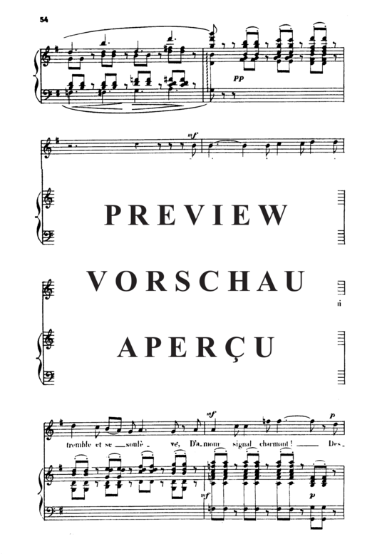 Product gallery: Page 4 of 5 Aubade Op.6 No.1, , High Voice and Piano