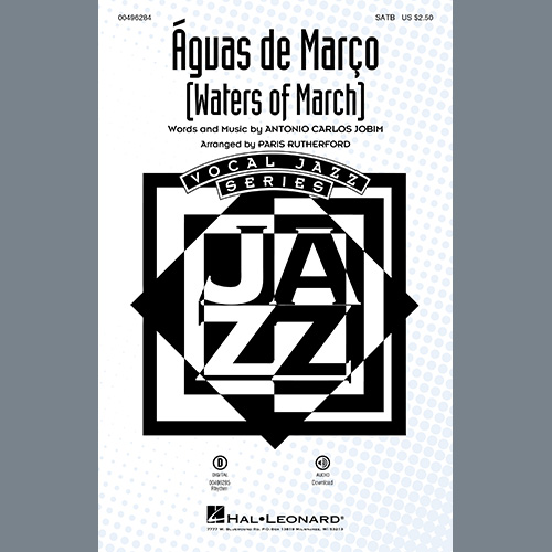 cover: Águas De Março (Waters Of March) (arr. Paris Rutherford), Antonio Carlos Jobim