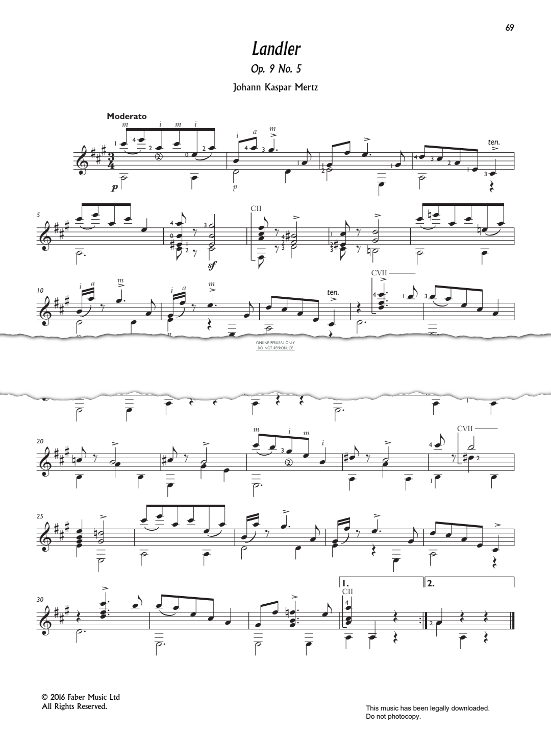 Produktbild zu: Landler (Op.9 No.5)