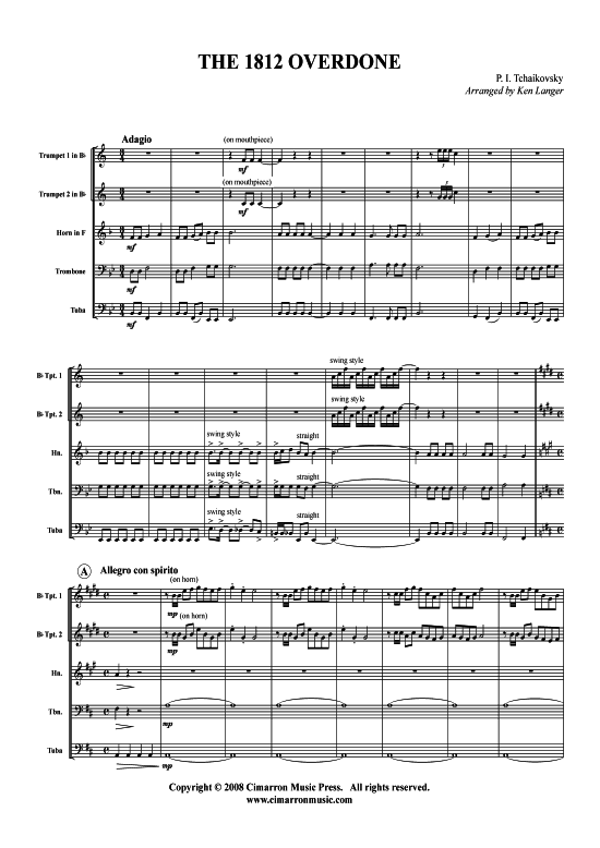 Produktbild zu: 1812' OverDone Peter Tschaikowski