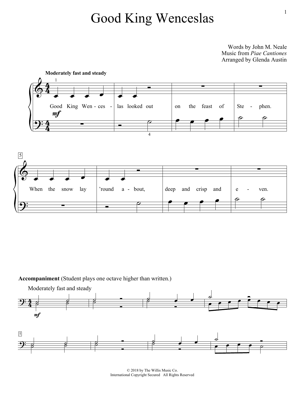 Produktbild zu: Good King Wenceslas