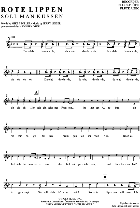 Product gallery: Page 1 of 4 Rote Lippen soll man küssen , Richard, Cliff, (recorder)