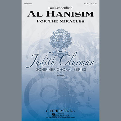cover: Al Hanissim, Judith Clurman, Chor