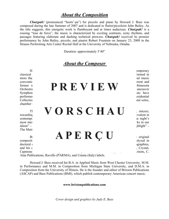 gallery: Chutzpah! , , (Pikkoloflöte und Klavier)