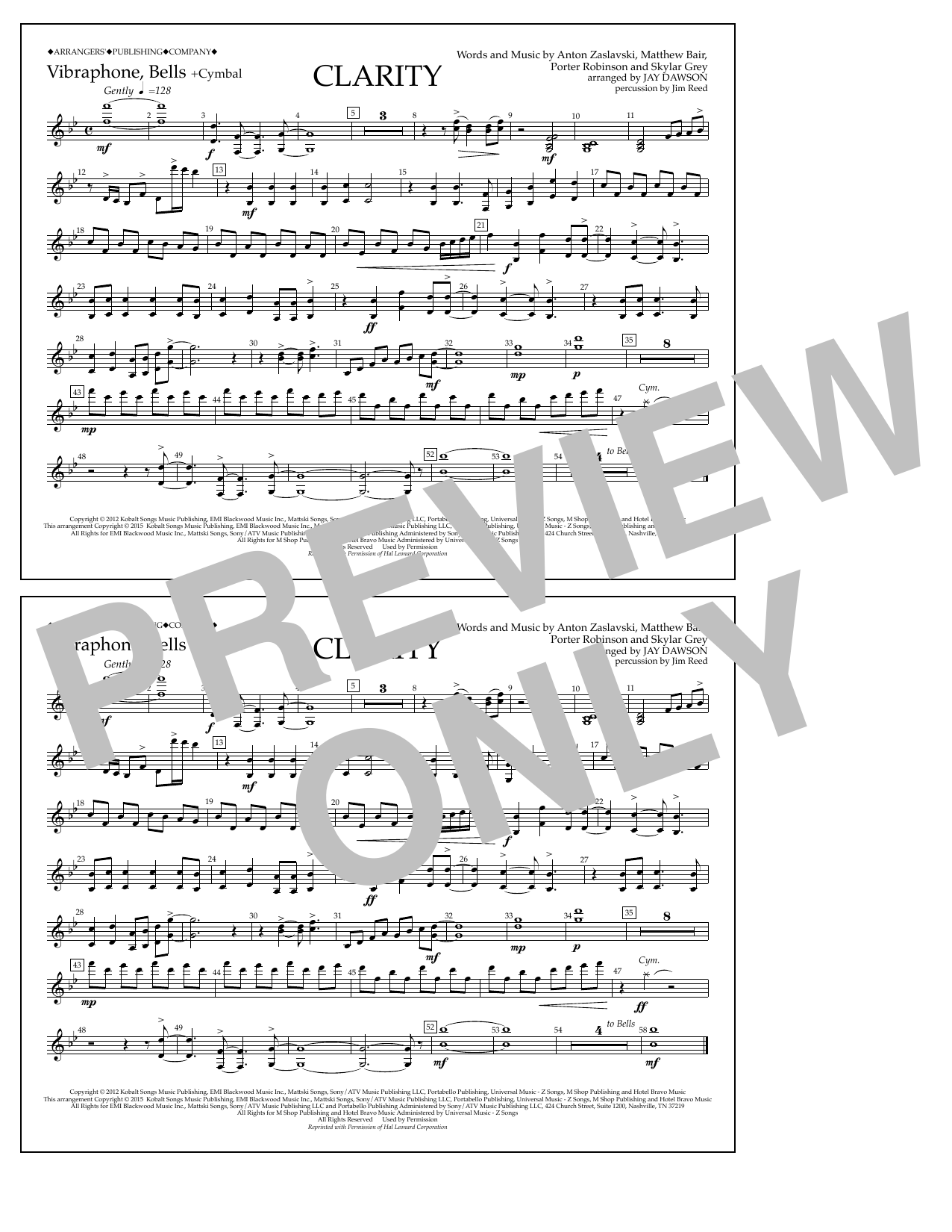 Product picture to: Clarity - Vibraphone/Bells