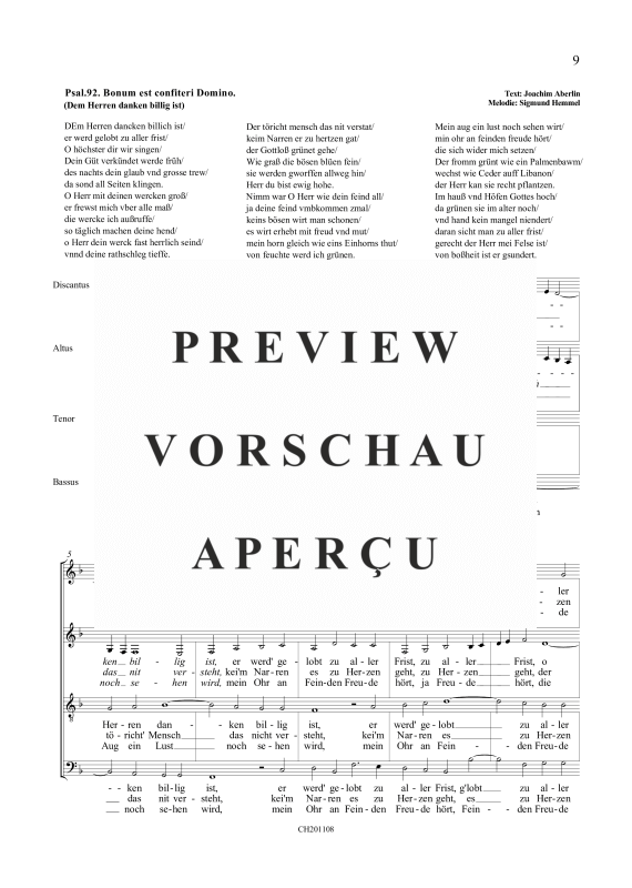 Product gallery: Page 11 of 11 Der gantz Psalter Davids, Bd. 4, Psalm 91 - 120, , (mixed choir)