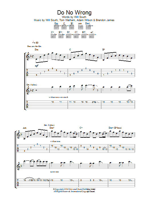 Produktgalerie: Seite 1 von 1 Do No Wrong, Thirteen Senses, Gitarre