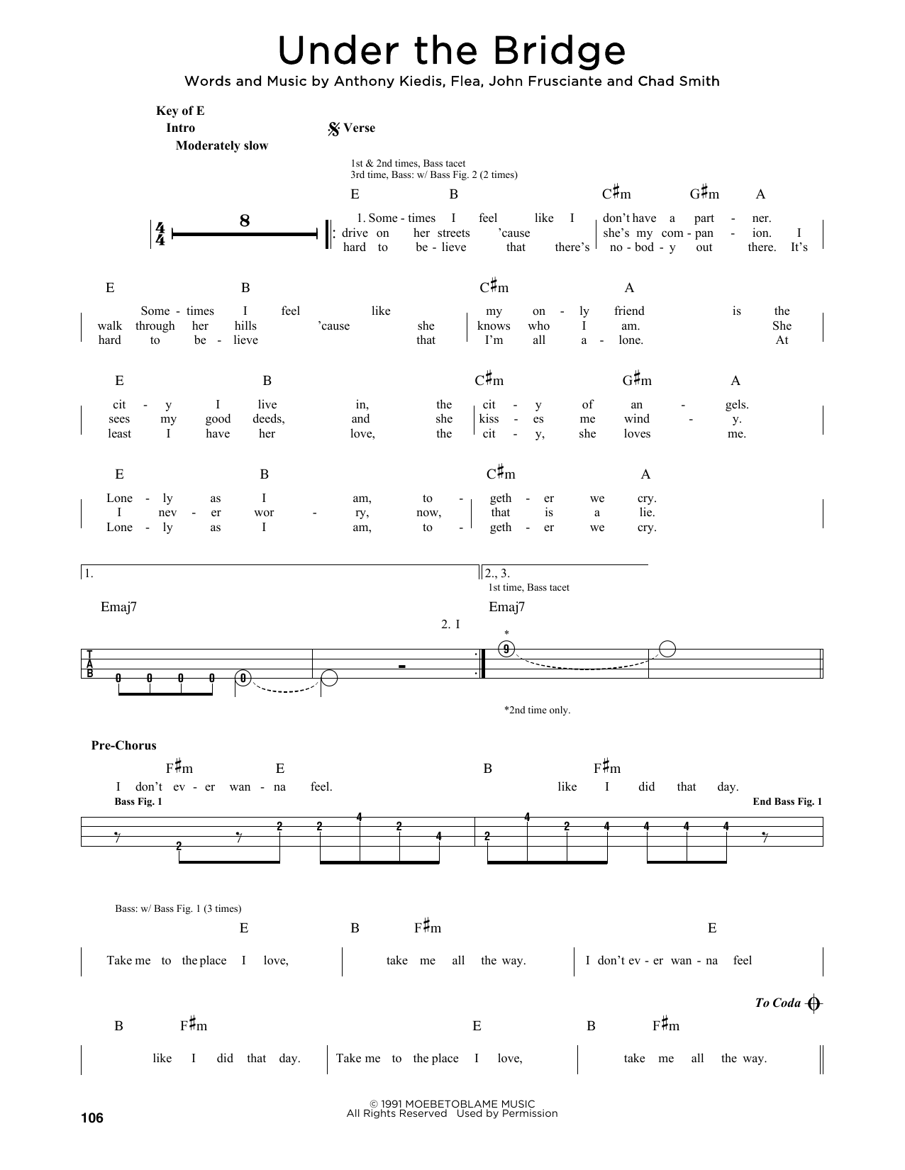 Product gallery: Page 1 of 1 Under The Bridge, Red Hot Chili Peppers