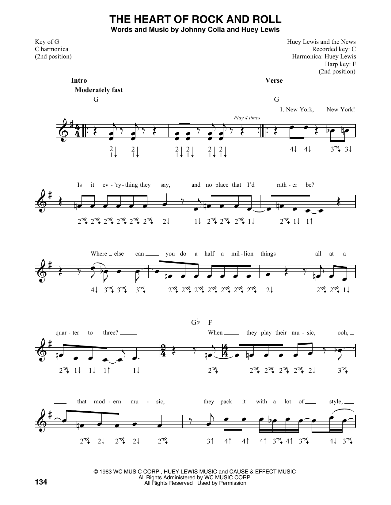 Product gallery: Page 1 of 1 The Heart Of Rock And Roll, Huey Lewis & The News