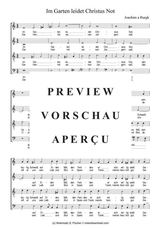 Produktgalerie: Seite 2 von 3 Im Garten leidet Christus Not , , (Gemischter Chor)