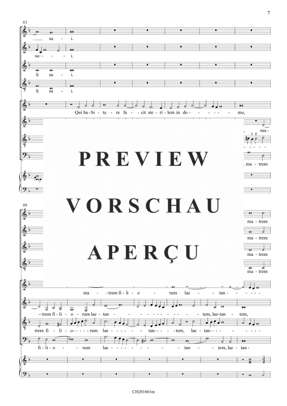 gallery: Laudate Pueri Dominum (Psalm 112), , Gemischter Chor 8-stimmig und BC