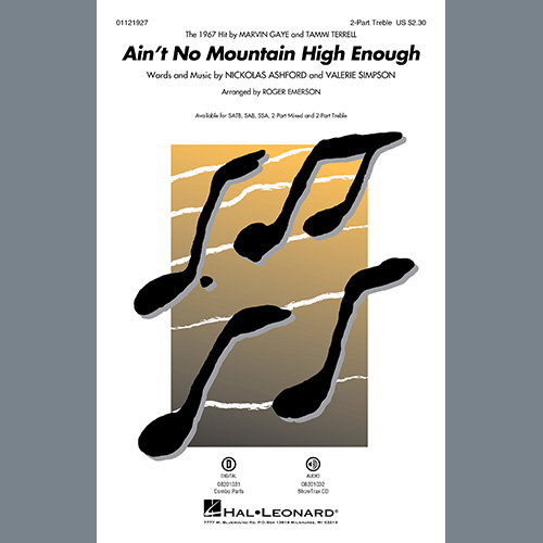 Produktbild zu: Ain't No Mountain High Enough (arr. Roger Emerson)