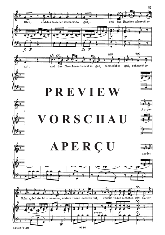 Product gallery: Page 3 of 4 Warnung K.433-416c, , High Voice and Piano