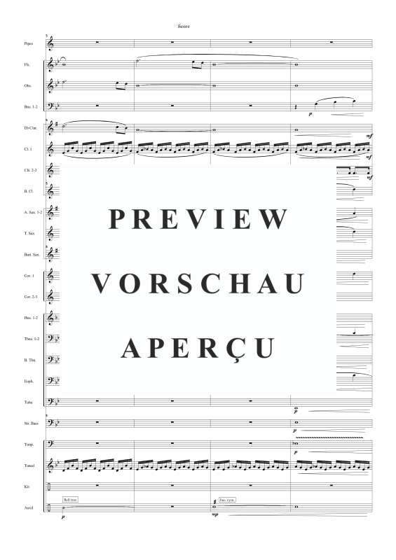Produktgalerie: Seite 5 von 11 Sailing arr. for concert band and optional pipes, , Concert Band und Dudelsack Solo
