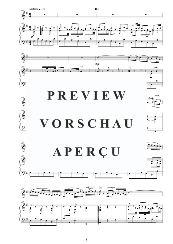 Product gallery: Page 9 of 11 Violin Sonate in E-Moll BWV 1034R, , Violin and Harpsichord/Piano