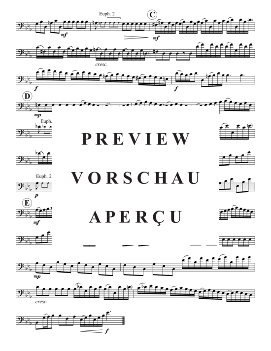 Product gallery: Page 7 of 17 Allegro aus Brandenburgisches Konzert Nr. 3 , , (Tuba Quartet: 2x Baritone, 2xTuba)