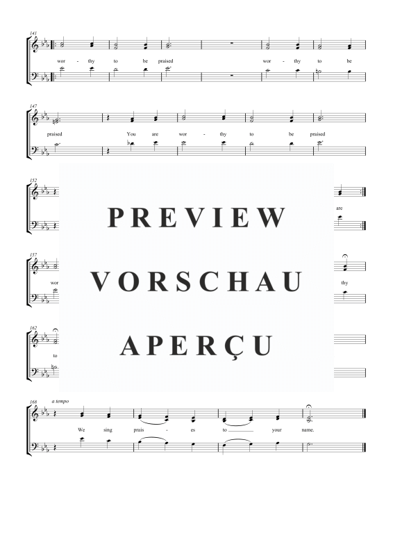 gallery: Lord You Are Good, , Gemischter Chor SAB, Solo und Klavier