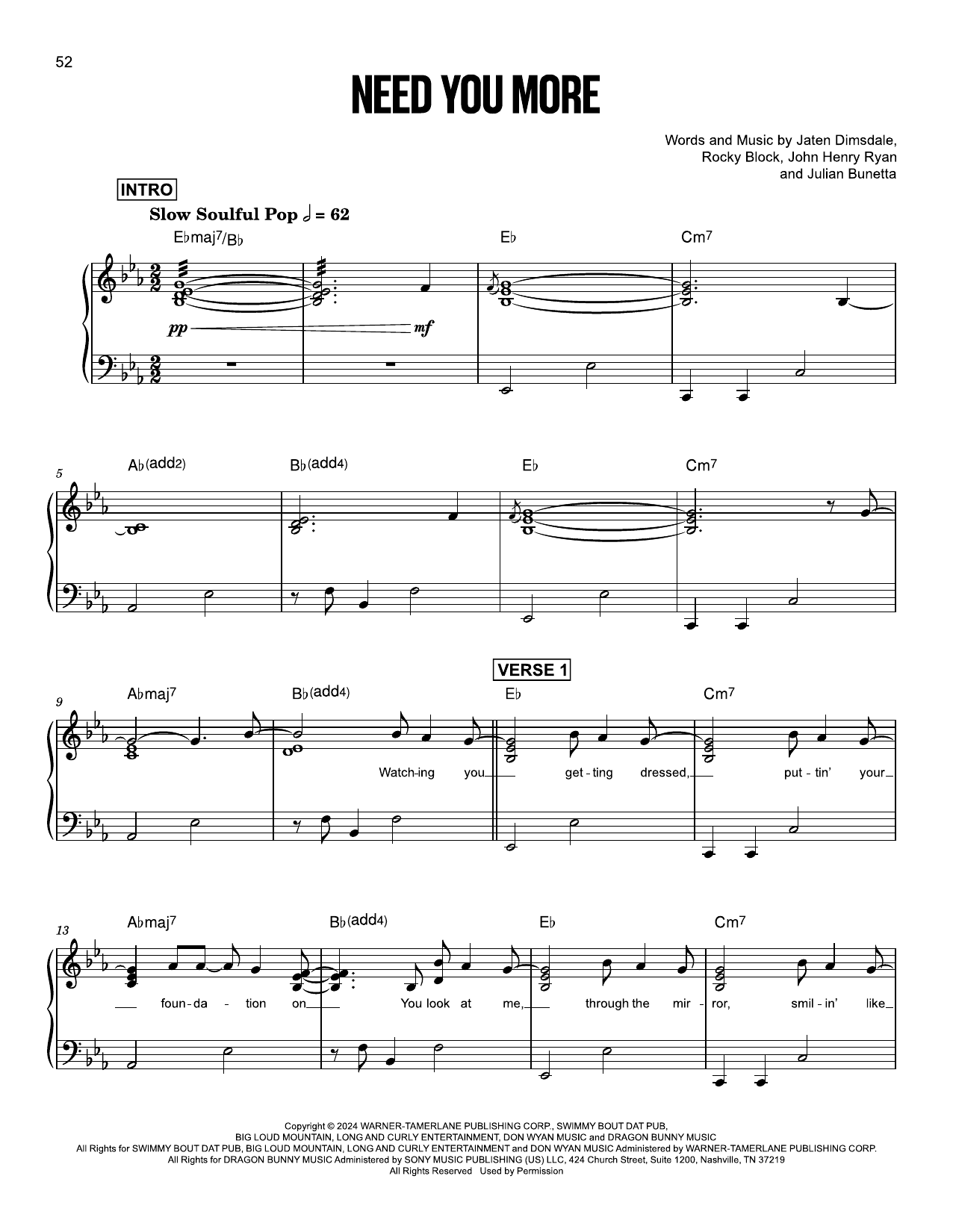 Produktgalerie: Seite 1 von 1 Need You More, Teddy Swims