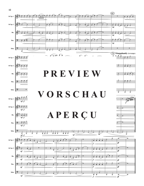 Produktgalerie: Seite 14 von 21 Brass Quintet , , (Blechbläserquintett)