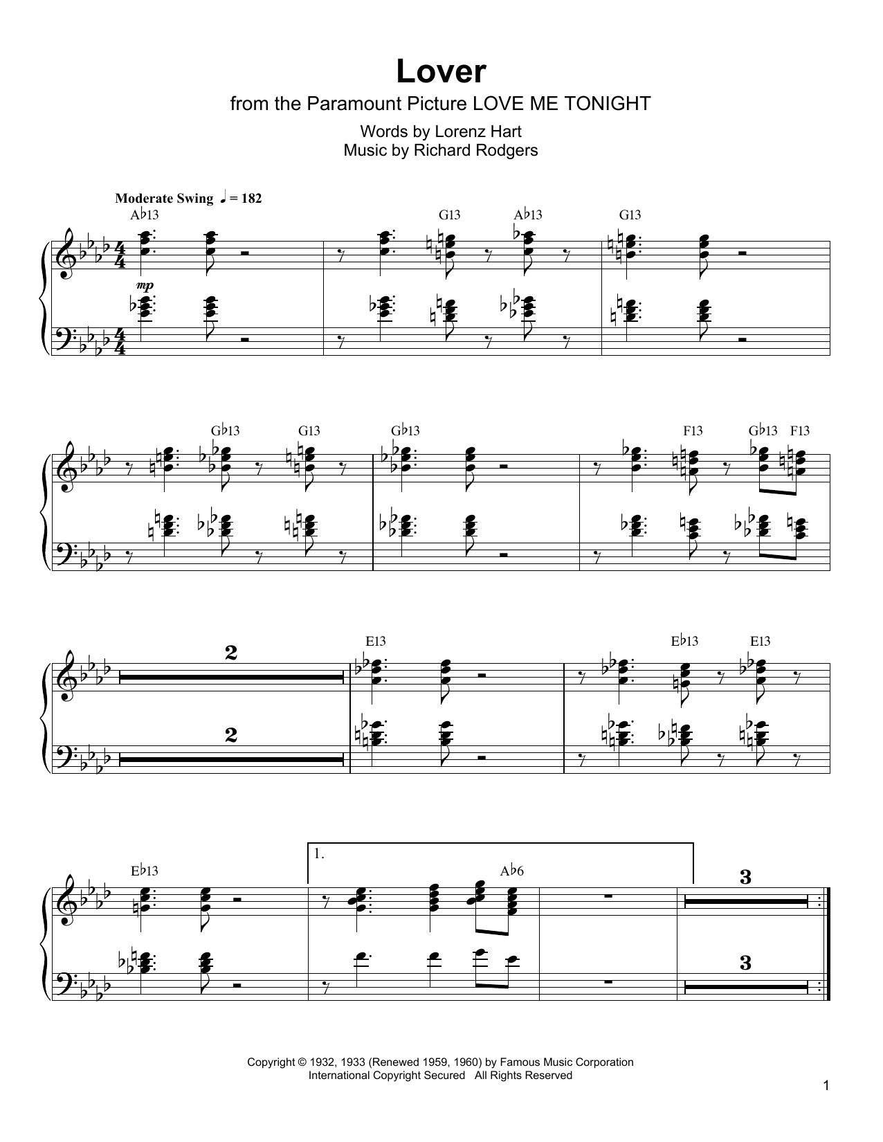 Product gallery: Page 1 of 1 Lover, Oscar Peterson