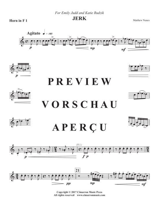 Produktgalerie: Seite 6 von 9 Jerk , , (Horn Duett)