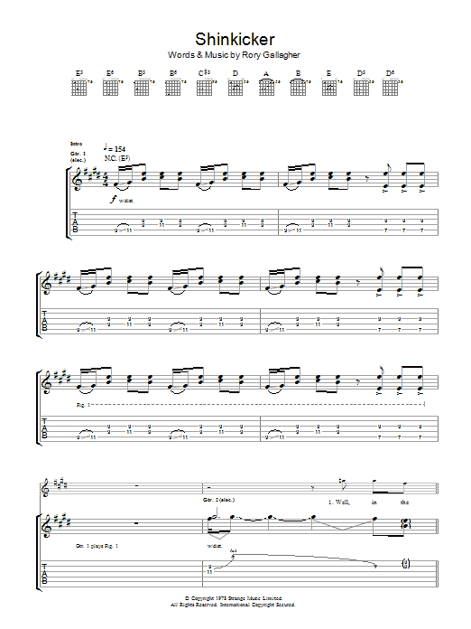 Produktgalerie: Seite 1 von 1 Shinkicker, Rory Gallagher, Gitarre